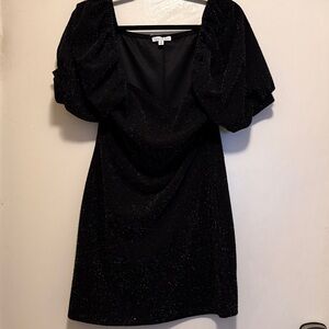 Elegant Black Long Sleeve Dress